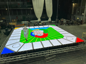 interactive dance floor screen